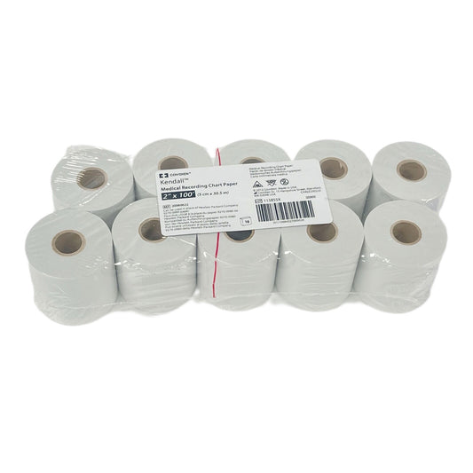 COVIDIEN REF 20060622 KendalI Medical Recording Chart Paper 2" x 100° (10/PACK)