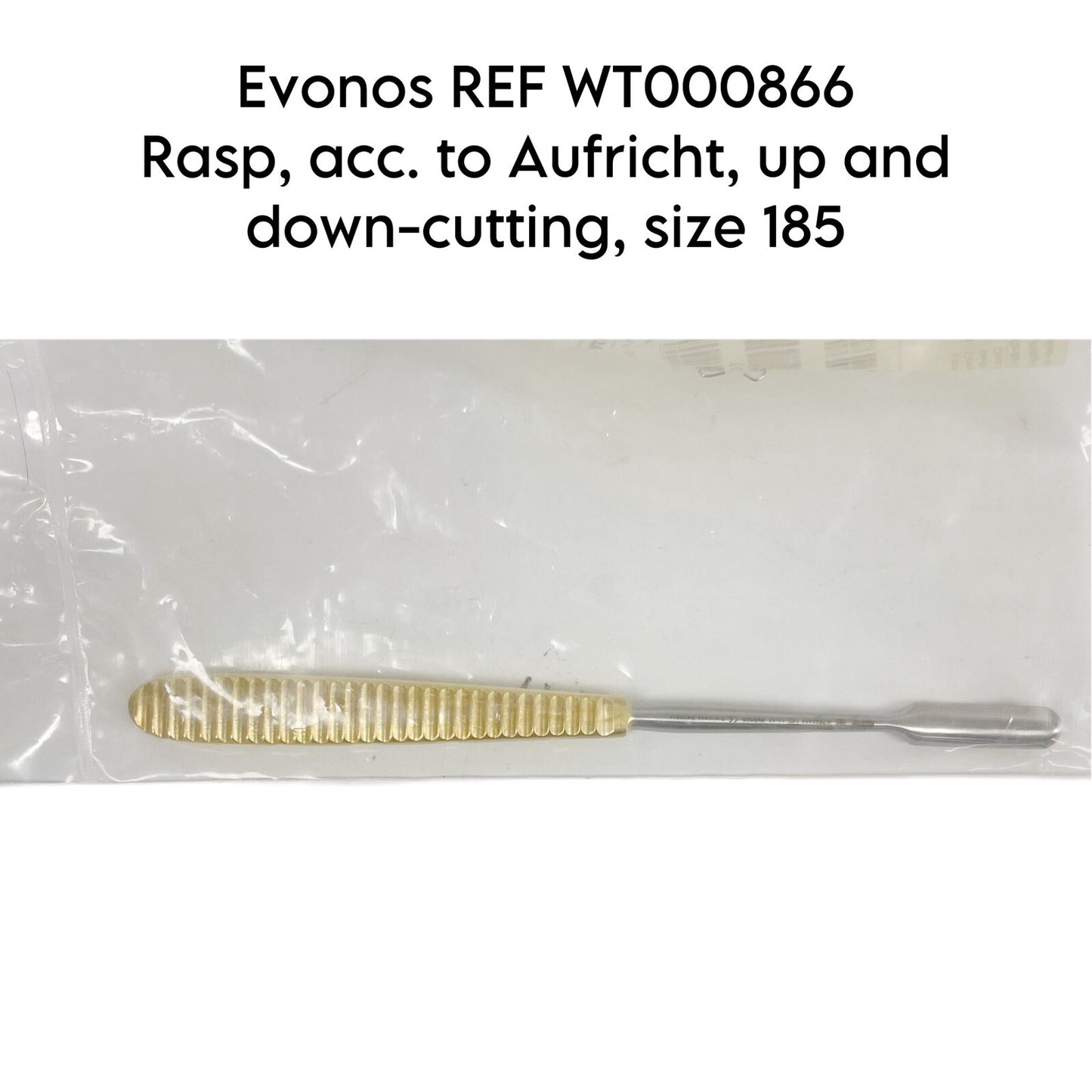 Olympus Evonos REF WT000866 Rasp, acc. to Aufricht, up and down-cutting,size 185