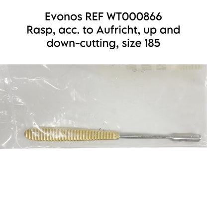 Olympus Evonos REF WT000866 Rasp, acc. to Aufricht, up and down-cutting,size 185