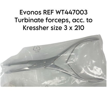 Olympus Evonos REF WT447003 Turbinate forceps, acc. to Kressher size 3 x 210