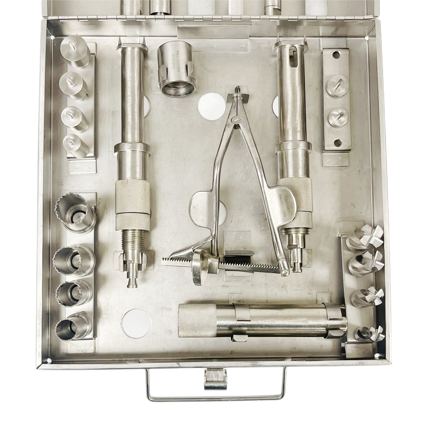 Codman REF 80-1004 Spinal Fusion Anterior Cervical Fusion Kit With Case