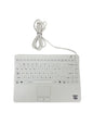Man & Machine Slim Cool Plus - white - disinfectable silicone keyboard