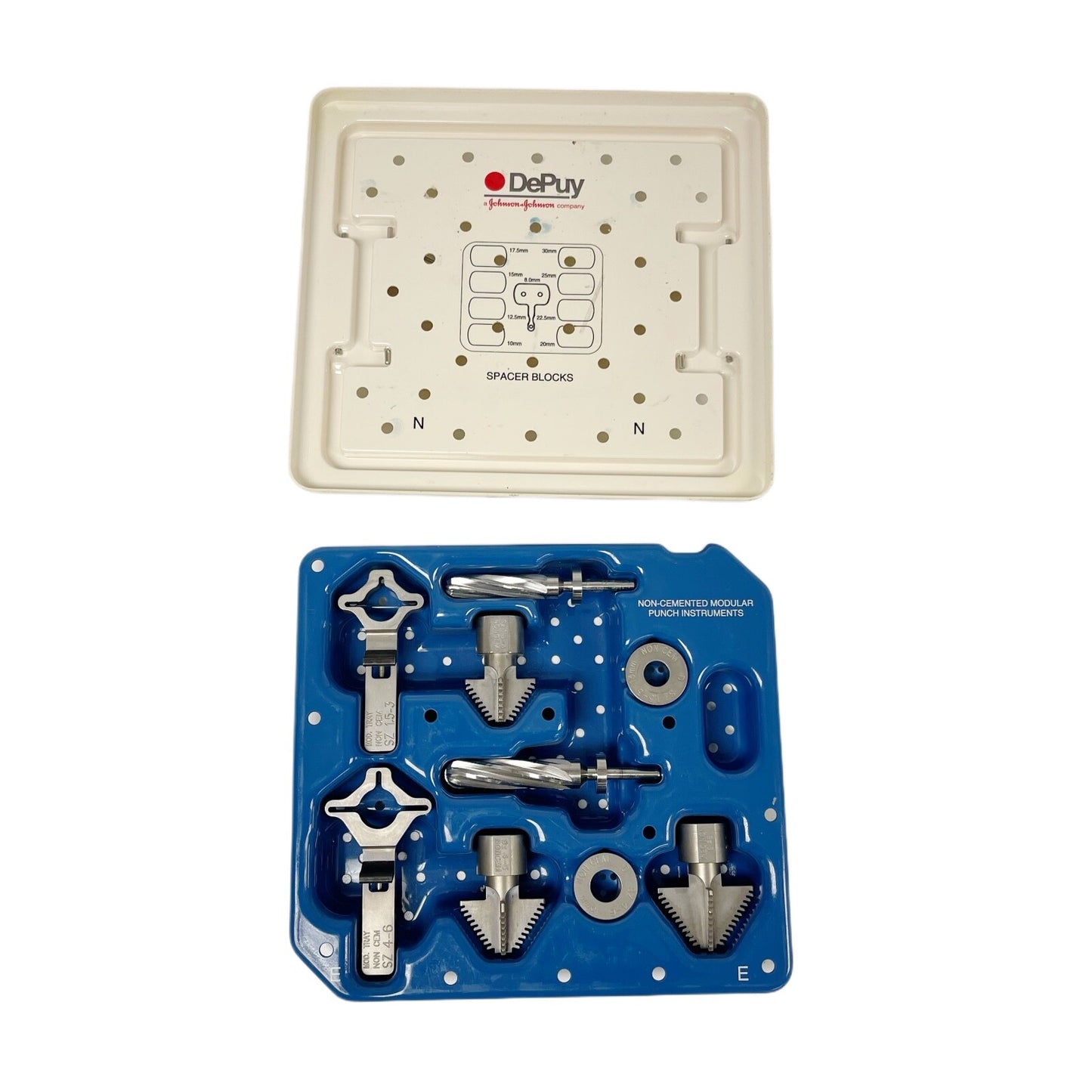 Depuy Orthopedics Non Cemented Modular Punch Instruments With Tray