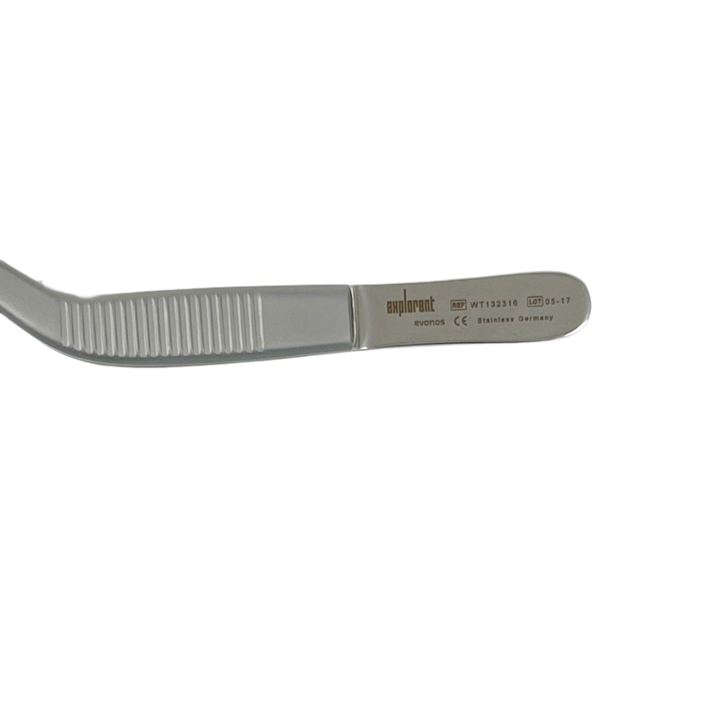 OLYMPUS EVONOS REF WT132316 Thumb forceps, acc. to Lucae, bayonet shaped, 160