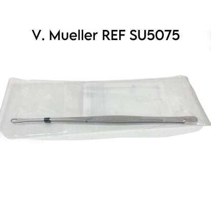 V. Mueller REF SU5075 Tissue Forceps Snowden-Pencer Singley 9-3/4 Inch Straight