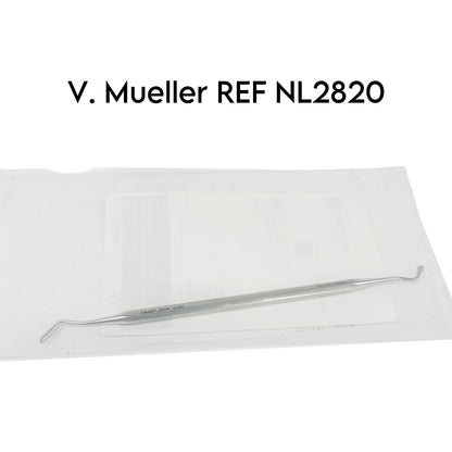 V. Mueller REF NL2820 Woodson dural separator and packer 10mm x 3mm (17.4cm)