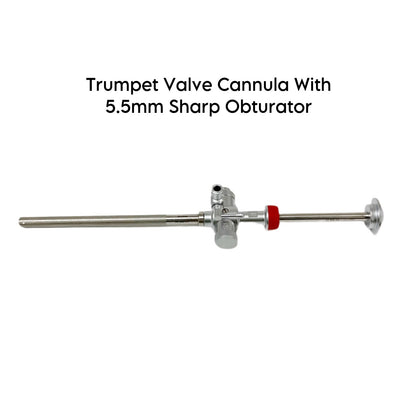 Sklar SKLARTECH 5000 Trumpet Valve Cannula With 5.5mm Sharp Obturator