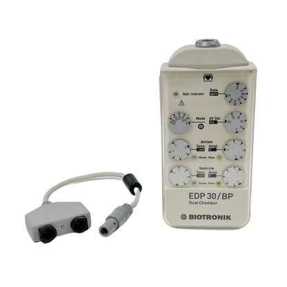 BIOTRONIK REF 347173  EDP 30/BP Dual Chamber External Pacemaker ,ADAM-2R Adapter