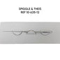 SPIGGLE & THEIS REF 10-625-12 Wullstein micro needle, 16cm very slightly curved