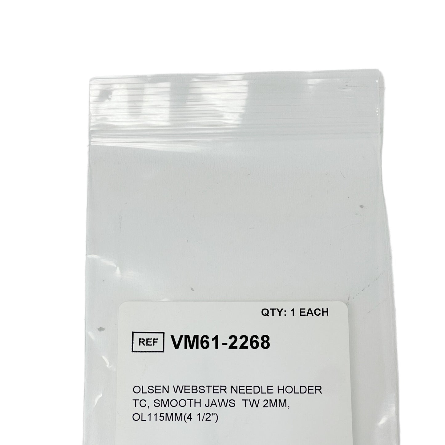 Avilign REF VM61-2268 Olsen Webster Needle Holder Tc, Smooth Jaws