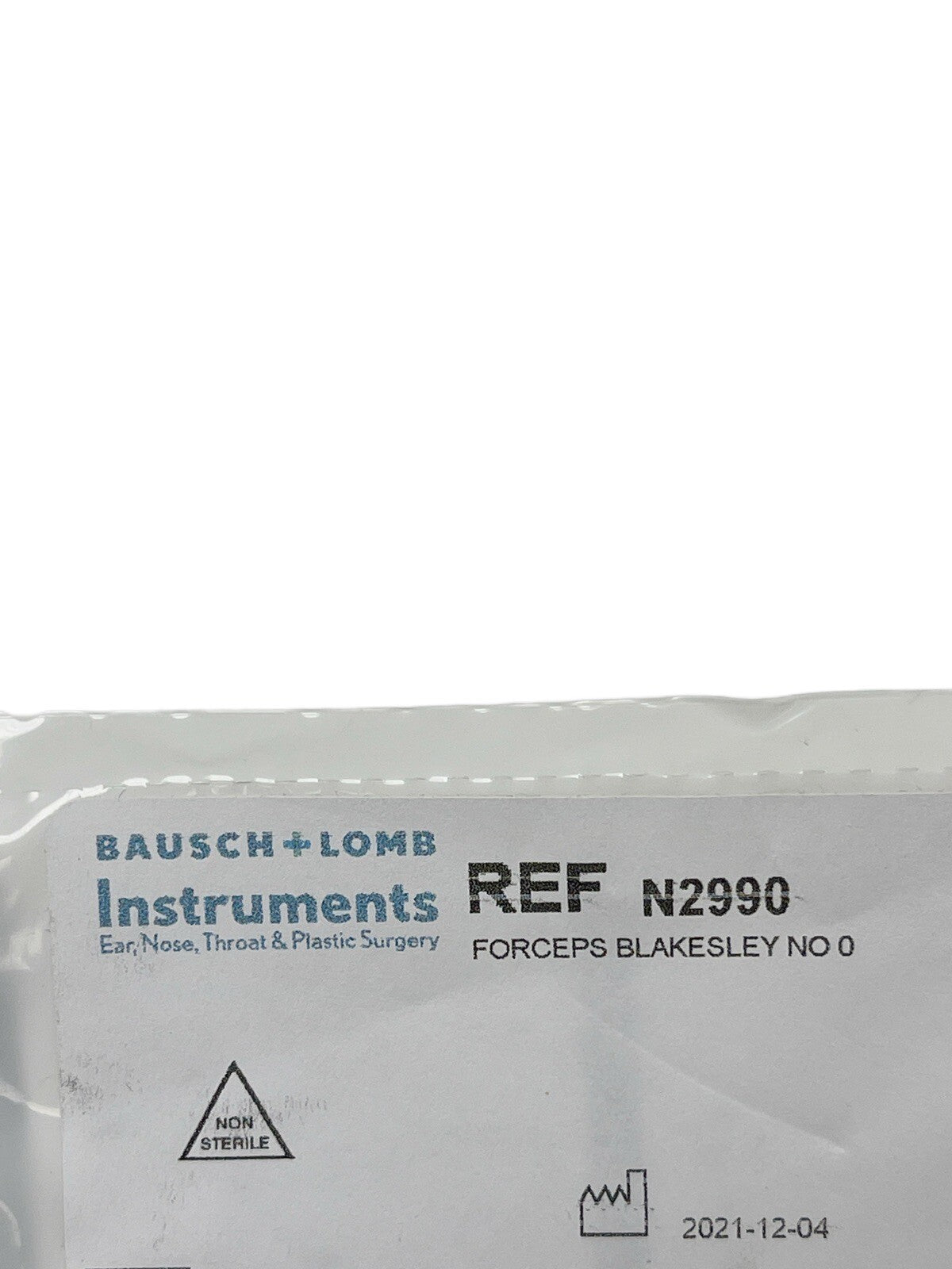 BAUSCH + LOMB REF N2990 Blakesley Nasal Forceps No. 0