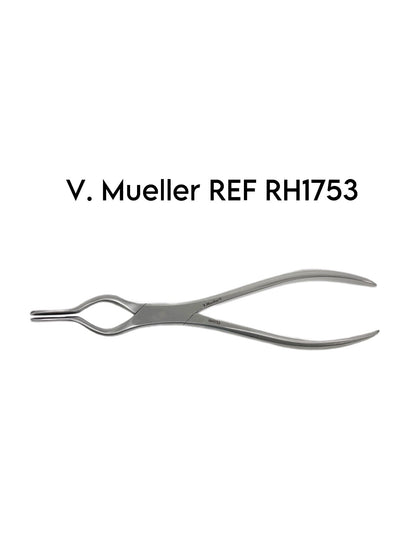 V. Mueller REF RH1753 Septum Straightening Forceps Walsham 9 Inch