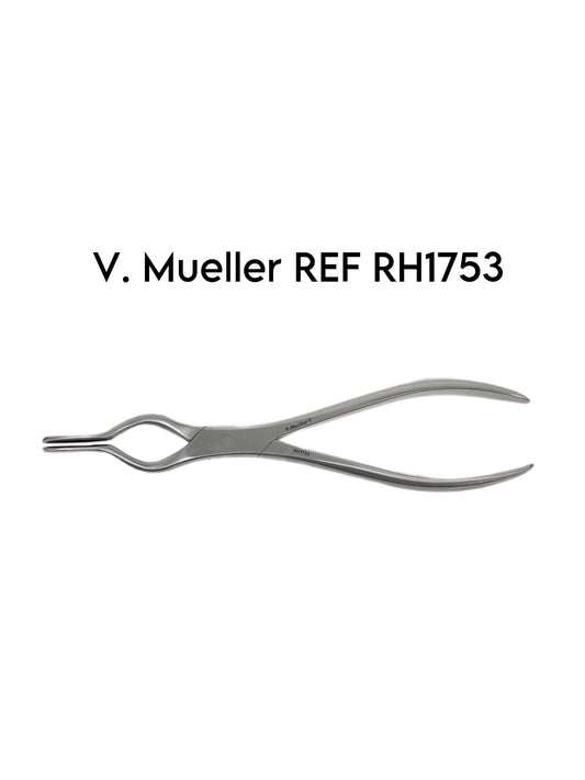 V. Mueller REF RH1753 Septum Straightening Forceps Walsham 9 Inch