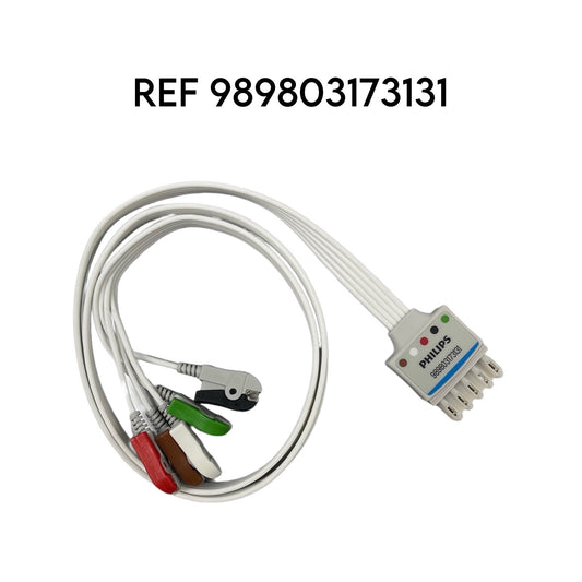 Philips Healthcare REF 989803173131 5 LEAD DISPOSABLE ECG LEAD SET