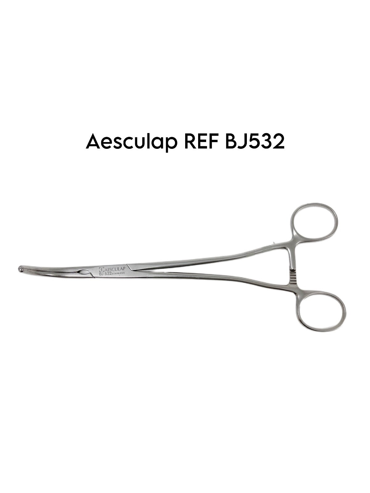 AESCULAP REF BJ532 Rogers Hysterectomy Forceps Curved, Serrated