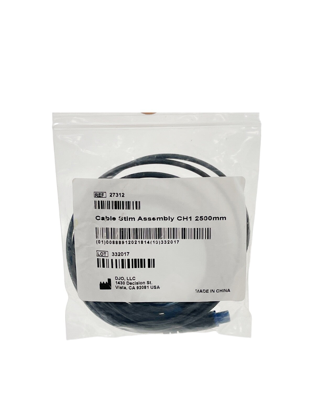 DJO REF 27312 Electrotherapy Leadwire - Channel 1