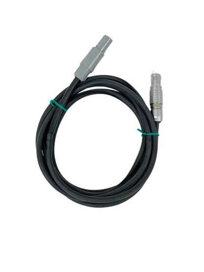 Lemo 1B Metal Connector & Redel 1P Plastic Connector Medical Device Cable