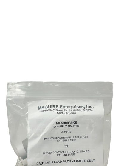Maguire REF ME590030K5 ECG Input Adapter