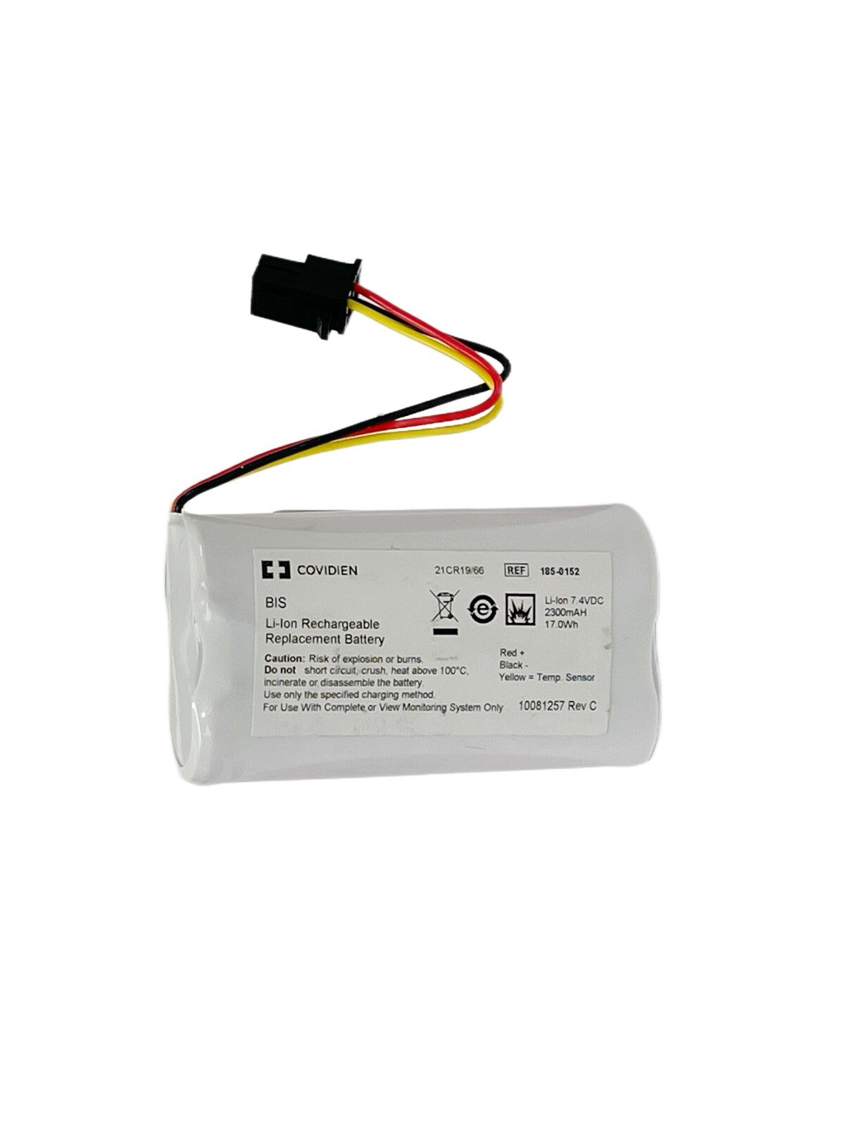 Covidien REF 18BIS Li-lon Rechargeable Li-lon  Replacement Battery 7.4 V 2300mAH