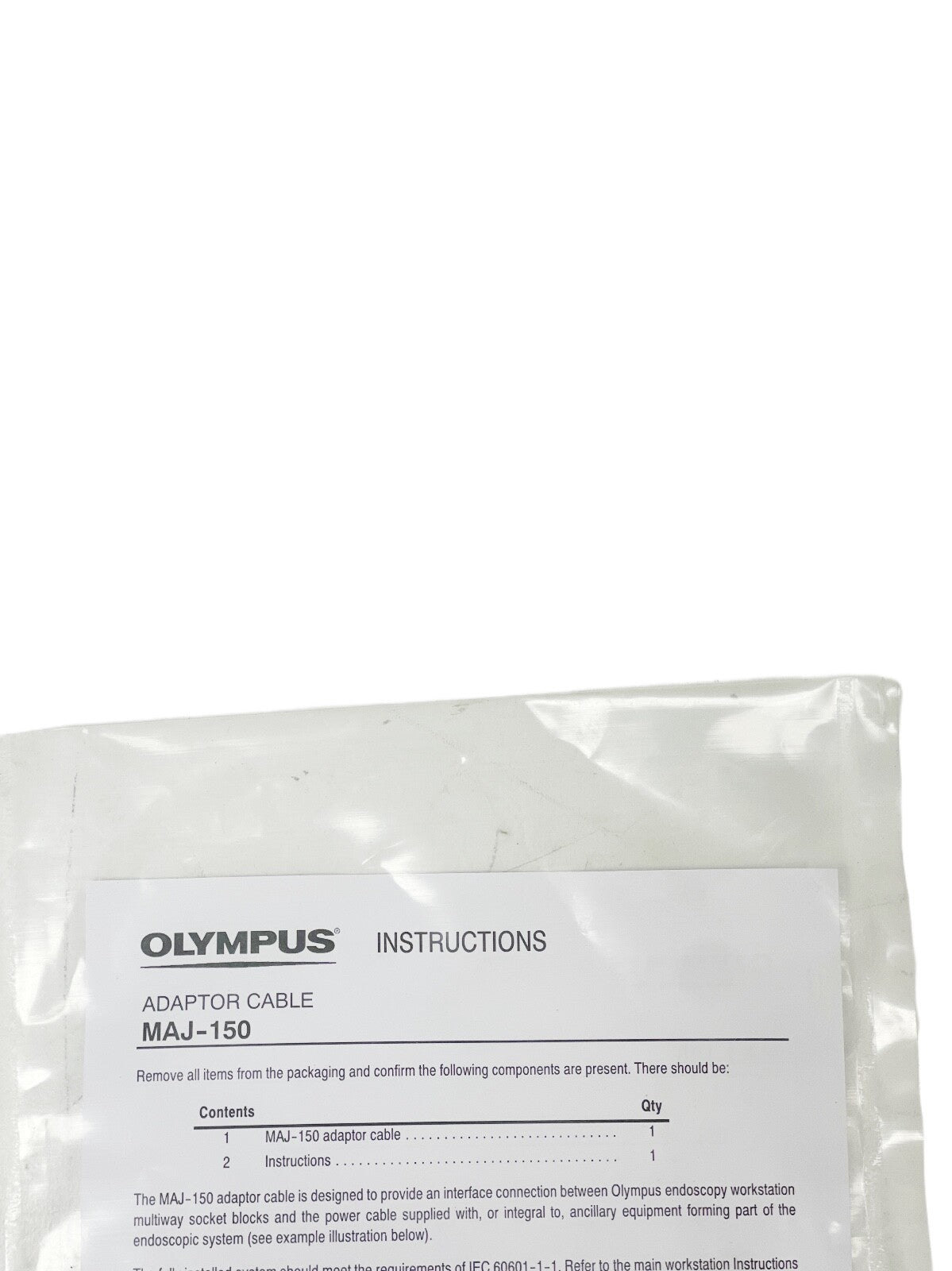 Olympus REF  MAJ-150 Adaptor Cable