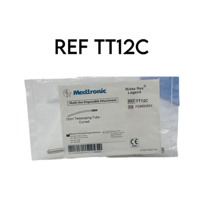 Medtronic REF TT12C Midas Rex Legend 12cm Telescoping Tube -Curved