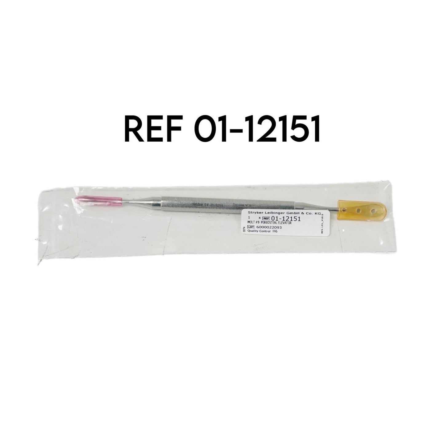 Stryker Leibinger REF 01-12151 MOLT #9 PERIOSTEAL ELEVATOR