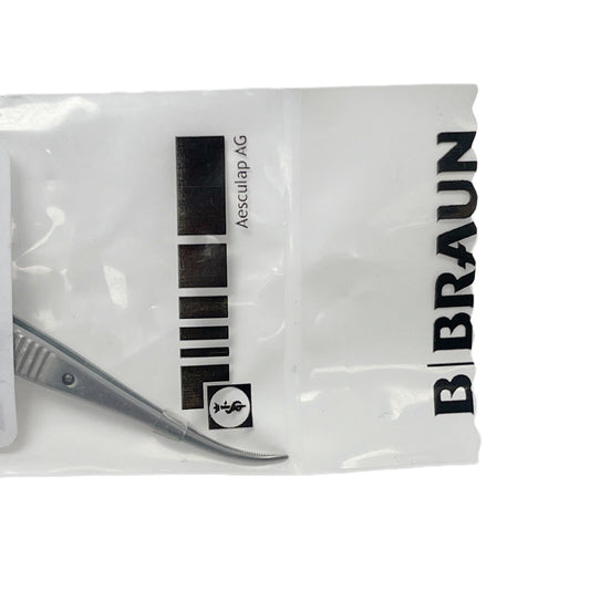 Aesculap REF OC021R  IRIS FORCEPS Slightly Curved 100MM