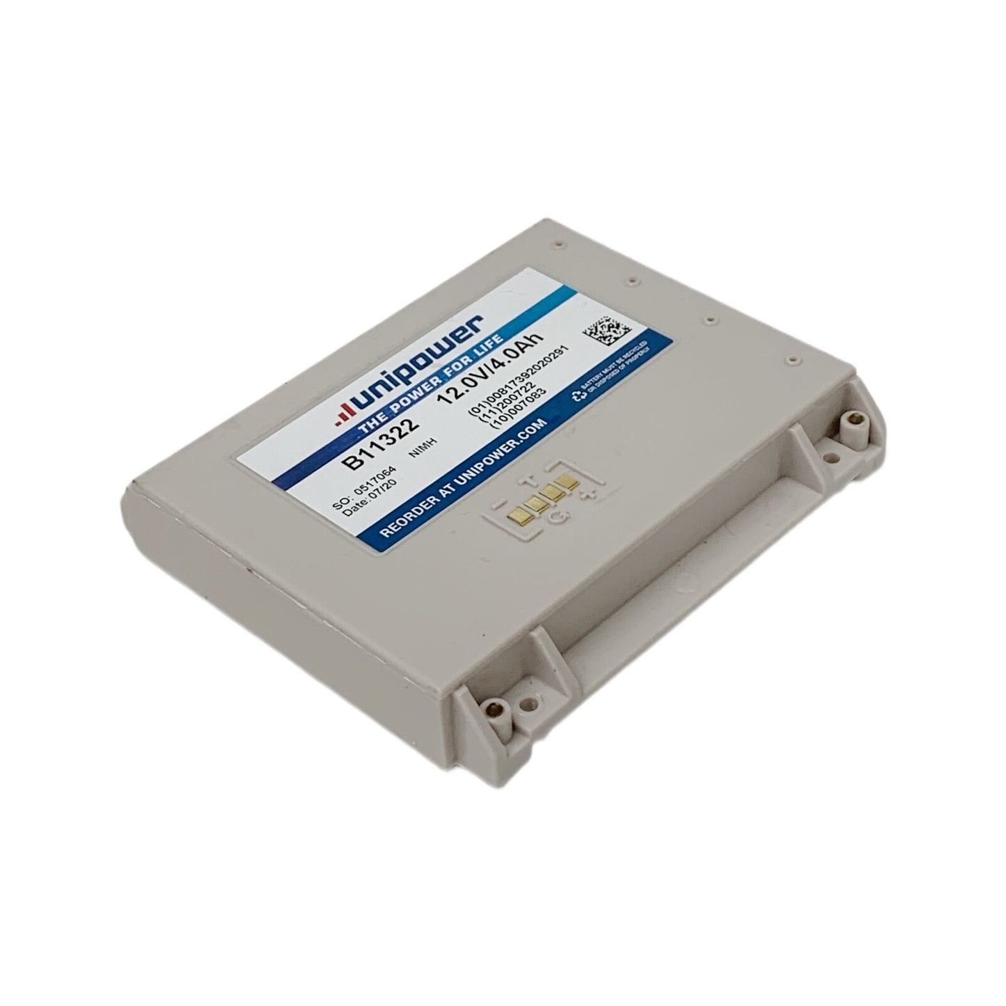 Unipower REF B11322, 12.0V/4.0Ah RECHARGEABLE Battery