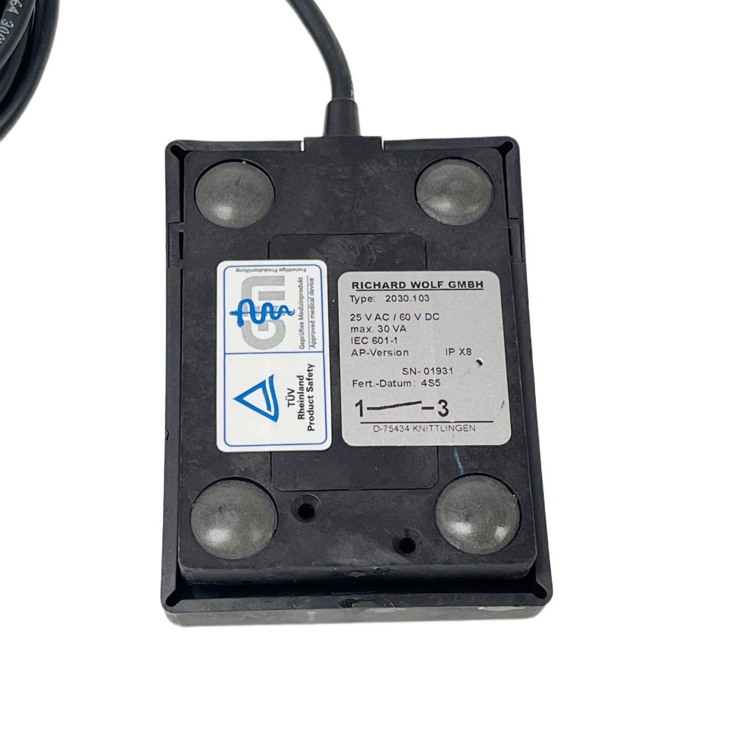 Richard wolf REF 2030.103 Foot Pedal