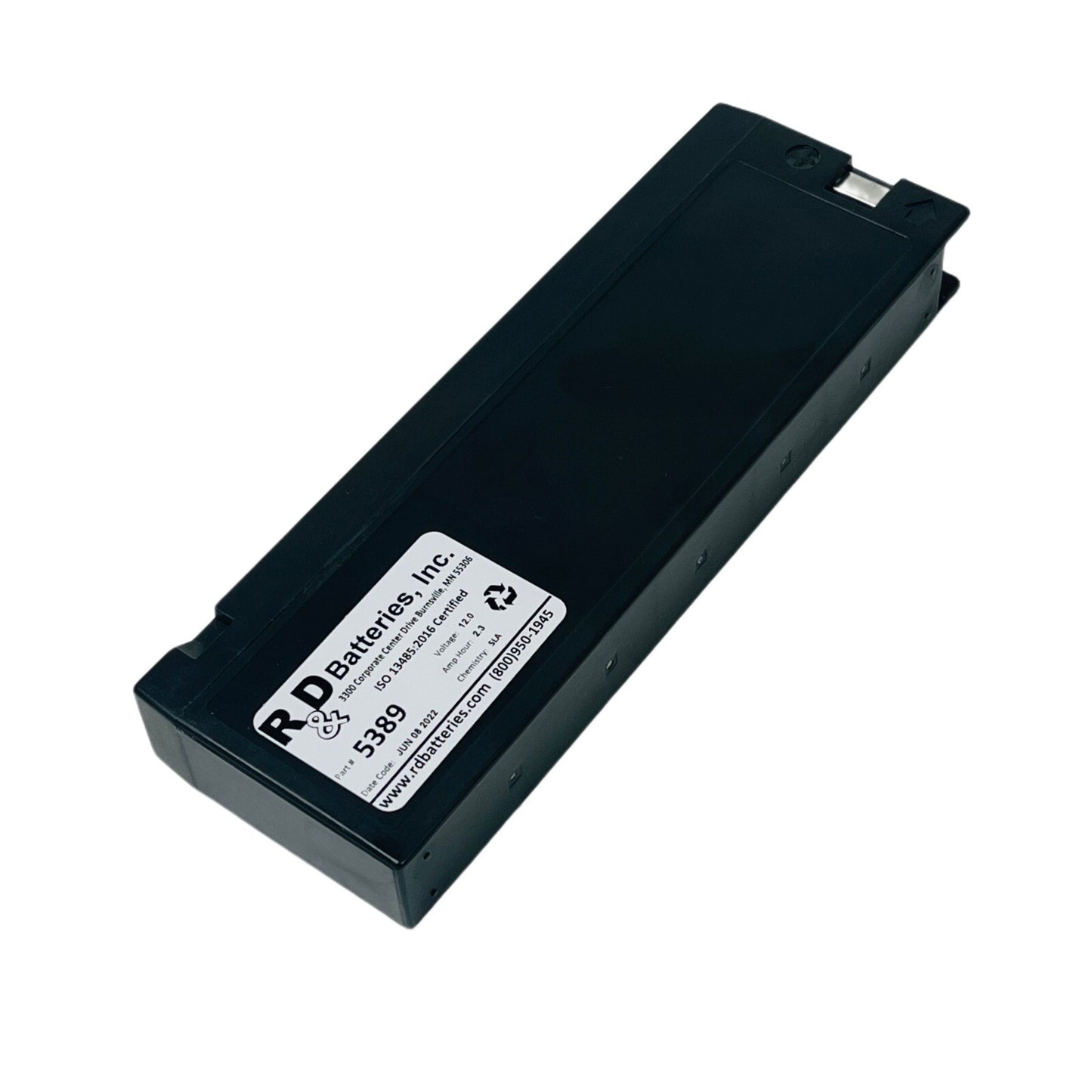 R & D Batteries REF 5389 Battery 12V-2.3Ah For Medical Monitors