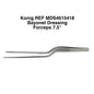 Konig REF MDS4615418 Bayonet Dressing Forceps 7.5"