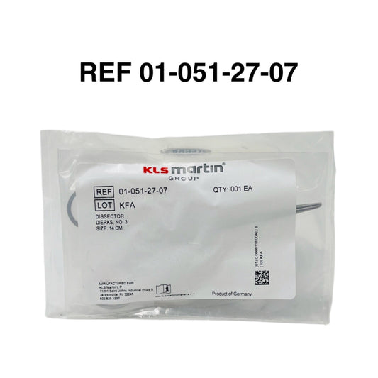 KLS Martin REF 01-051-27-07  DISSECTOR DIERKS, NO. 3 ,SIZE: 14 CM