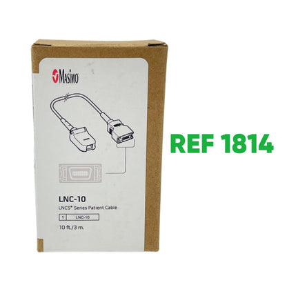 MASIMO REF 1814 LNC-10 LNCS  Series Patient Cable 10 ft./3 m.