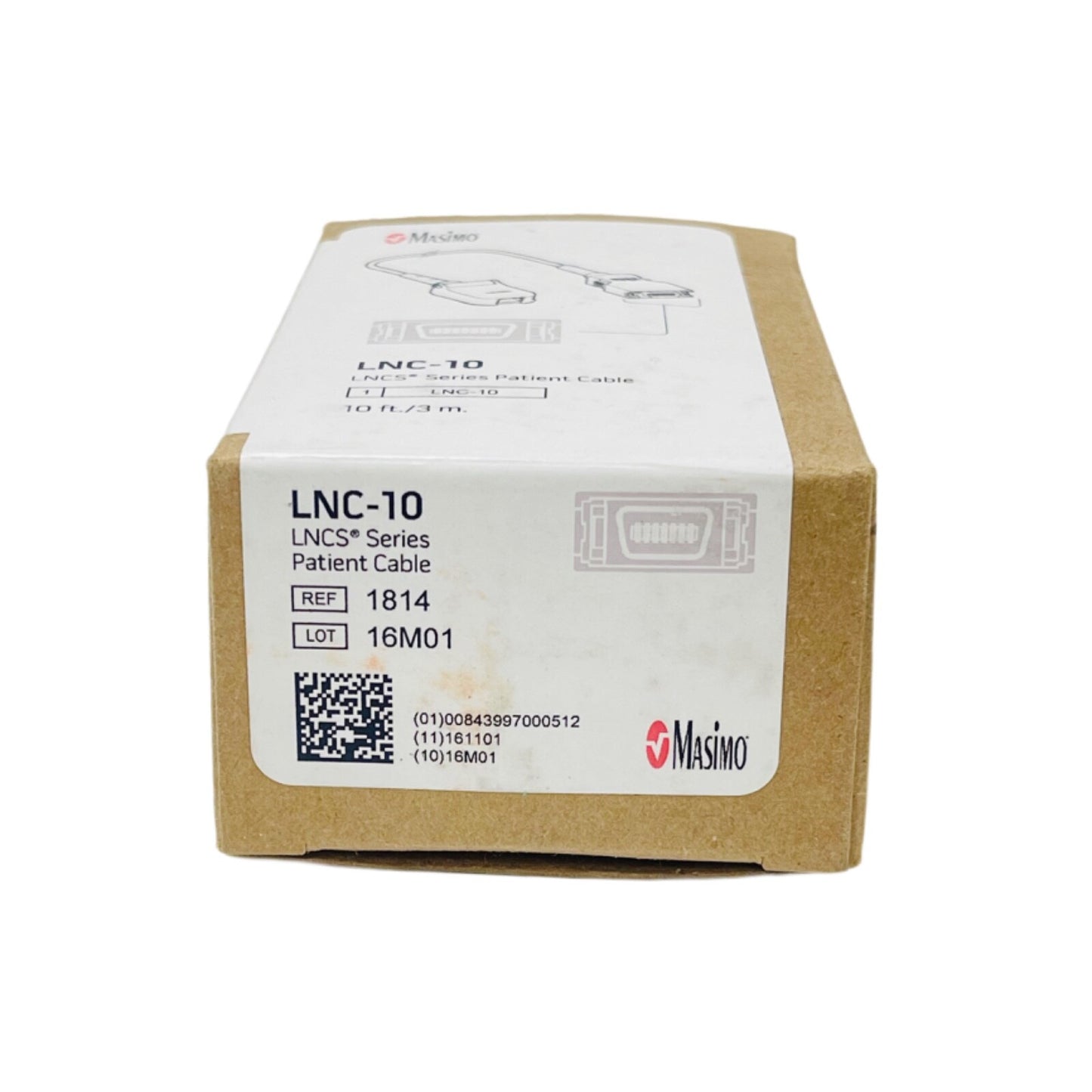 MASIMO REF 1814 LNC-10 LNCS  Series Patient Cable 10 ft./3 m.
