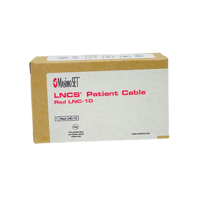 MASIMO REF 2056 Red Lnc-10 Lncs Patient Cable, 10Ft/3M For Bedside Monitor