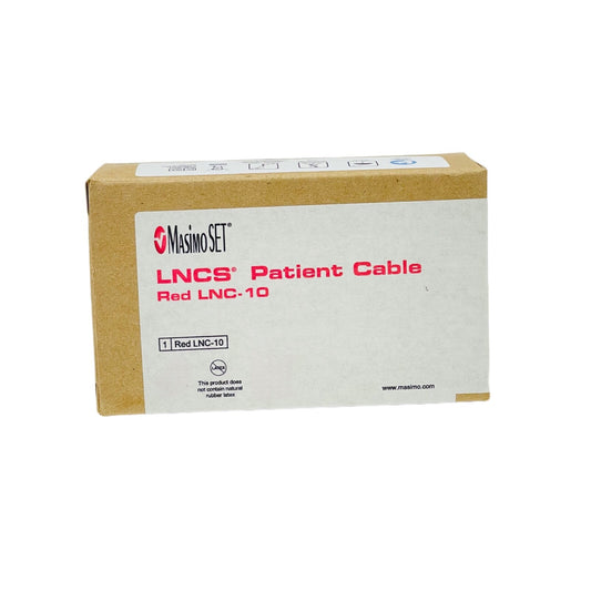 MASIMO REF 2056 Red Lnc-10 Lncs Patient Cable, 10Ft/3M For Bedside Monitor