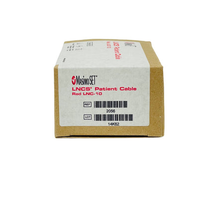 MASIMO REF 2056 Red Lnc-10 Lncs Patient Cable, 10Ft/3M For Bedside Monitor