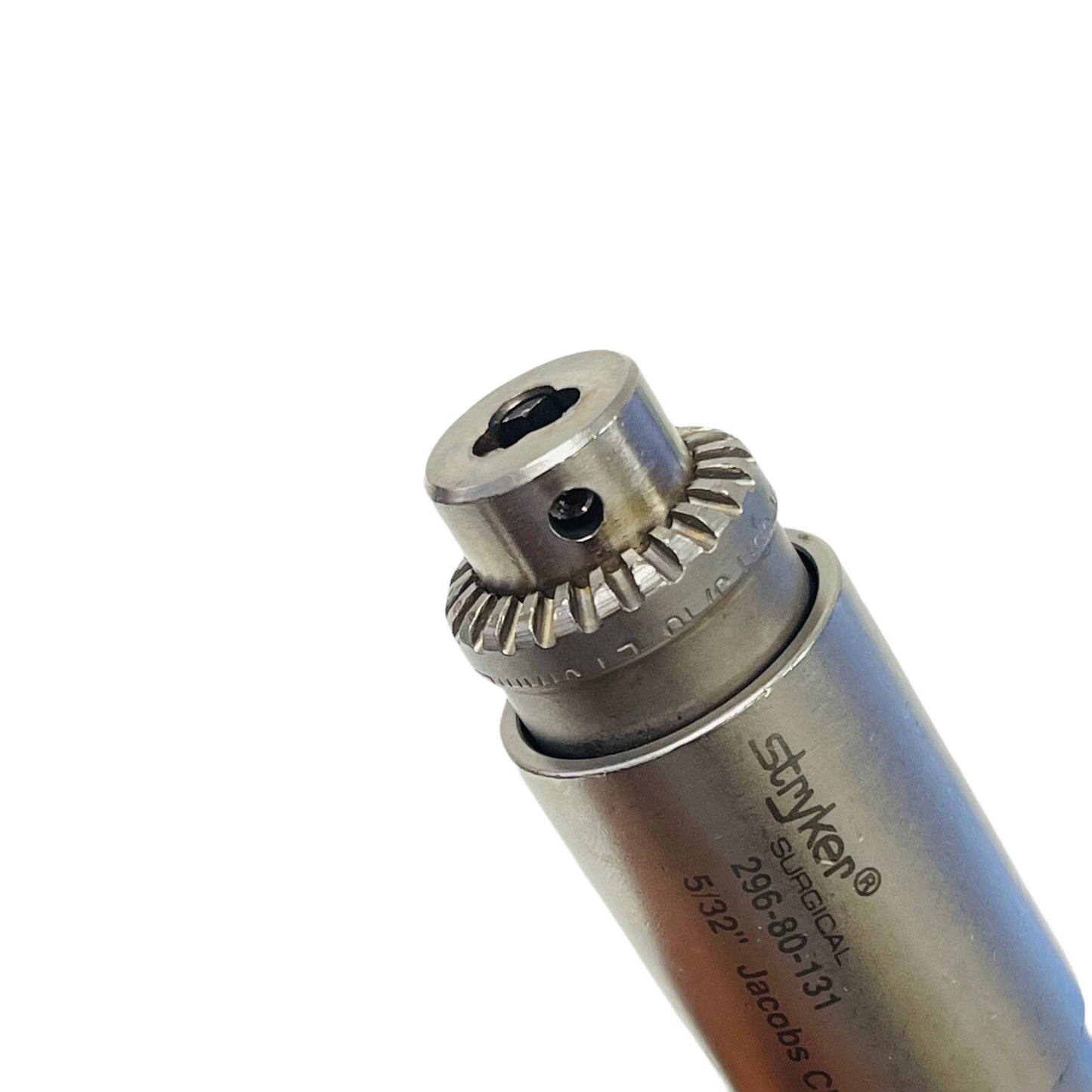 The Stryker 296-80-131 Jacob's Chuck 5/32" surgical hand piece attachment