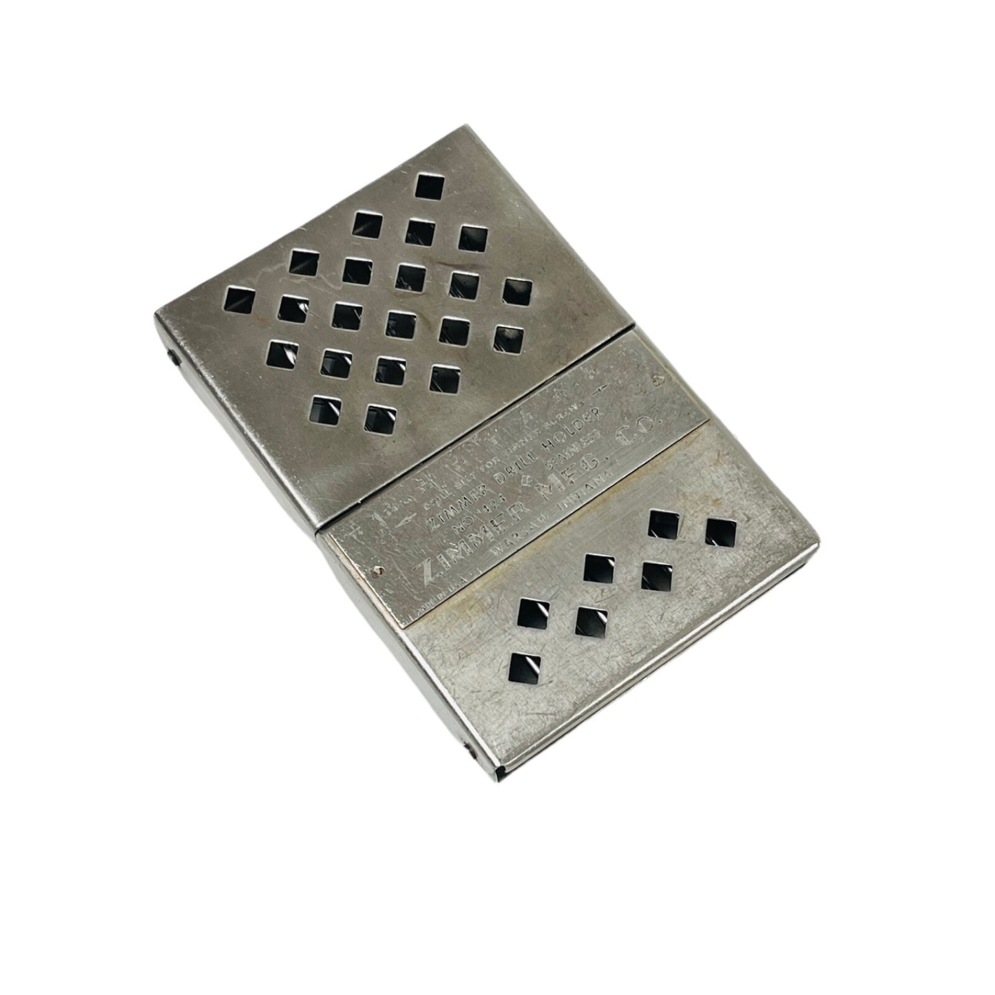 Zimmer REF 424 Folding Drill Case ( Holder )  With Drill Bit