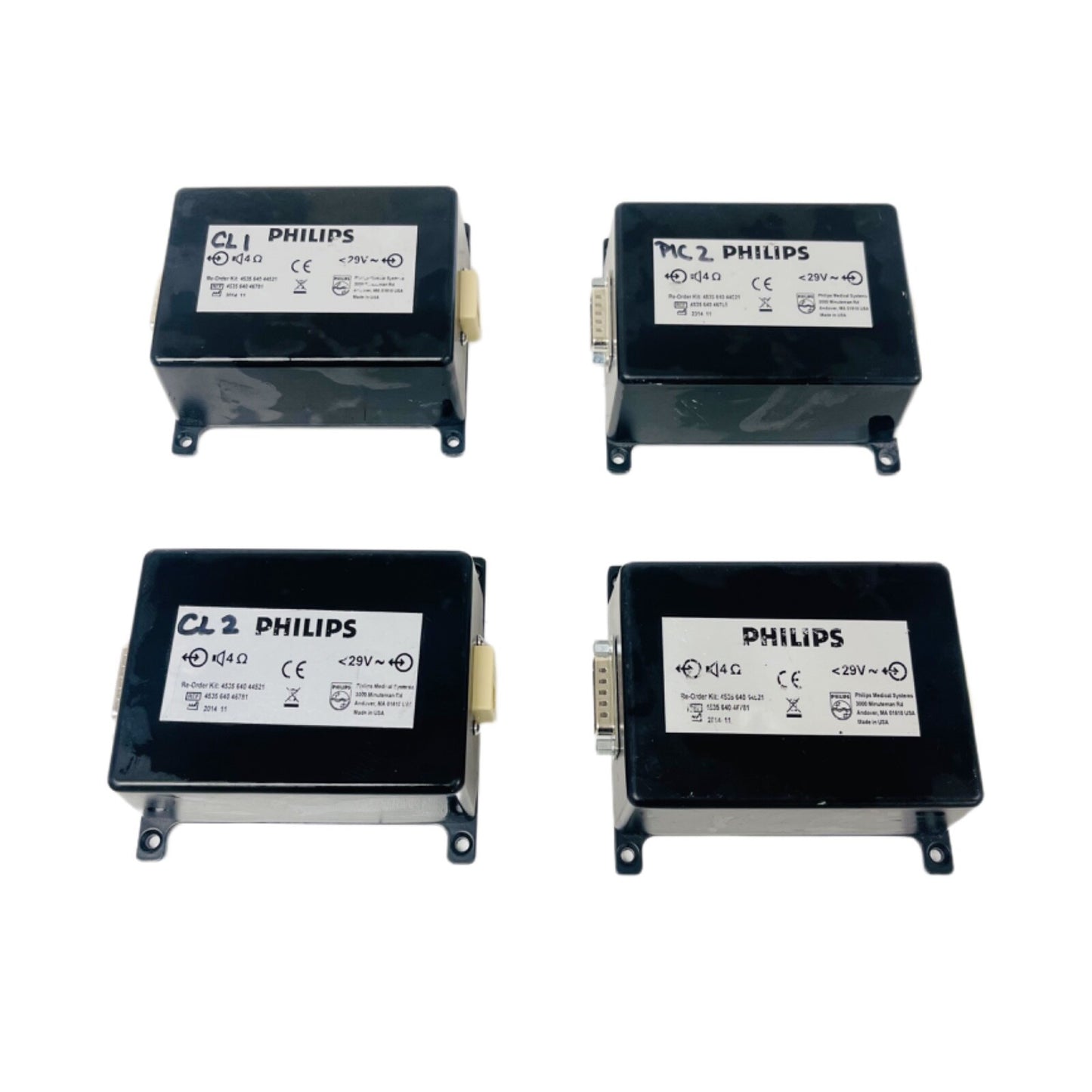 PHILIPS REF 453564046781 Remote Audio Transmitter (LOT OF 4)