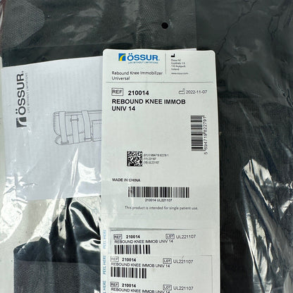 Rebound Knee Immob Univ 14, Ref 210014