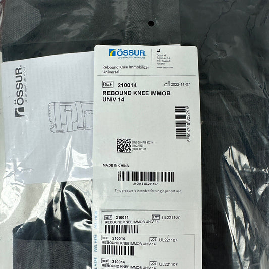 Rebound Knee Immob Univ 14, Ref 210014