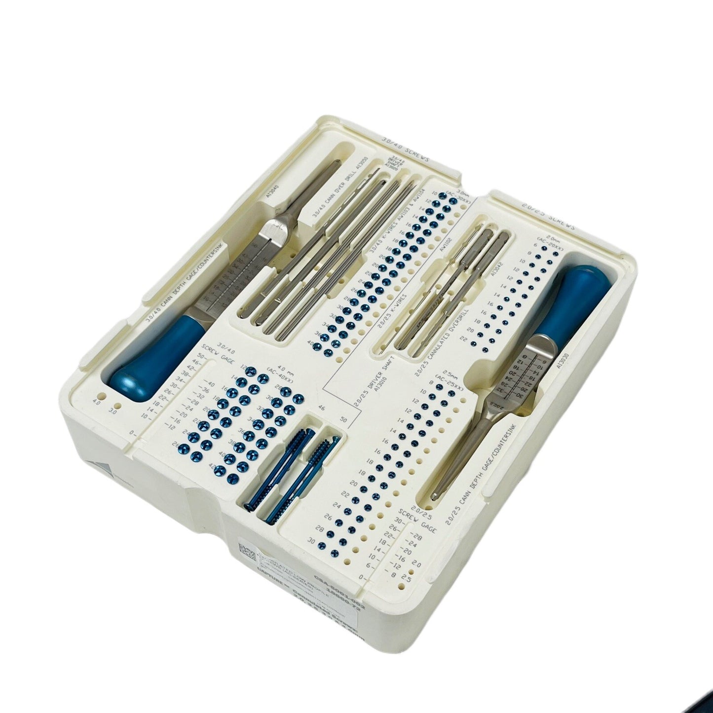 ASCENSION REF CSA-5001-001 Capture Screws & Instruments ( Shaft, Drill & Gage )
