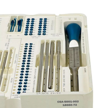 ASCENSION REF CSA-5001-001 Capture Screws & Instruments ( Shaft, Drill & Gage )