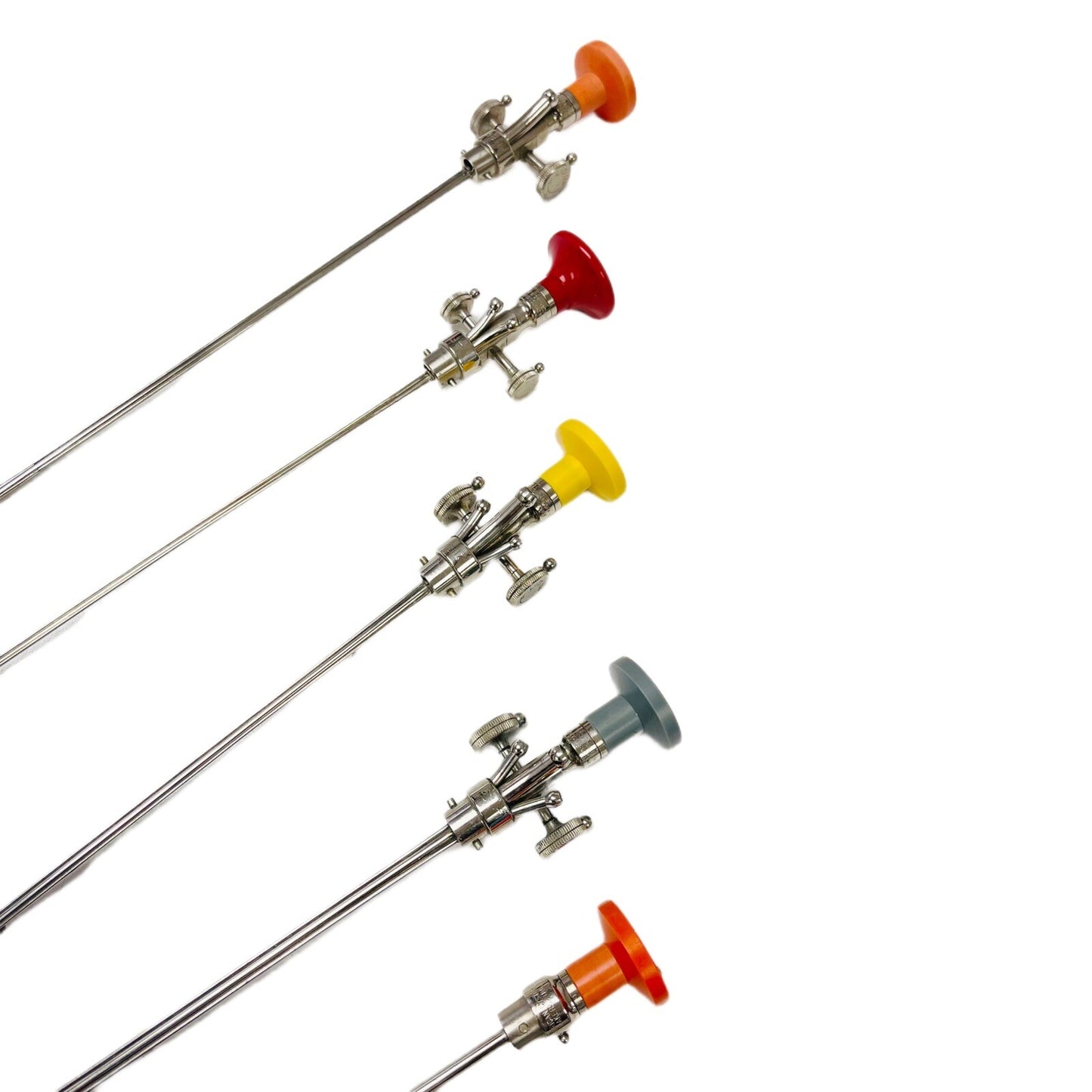 Lot Of 5 Acmi Cystoscopes ( 14F, 18F, 21F )