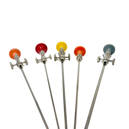 Lot Of 5 Acmi Cystoscopes ( 14F, 18F, 21F )