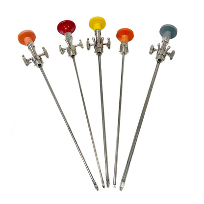 Lot Of 5 Acmi Cystoscopes ( 14F, 18F, 21F )