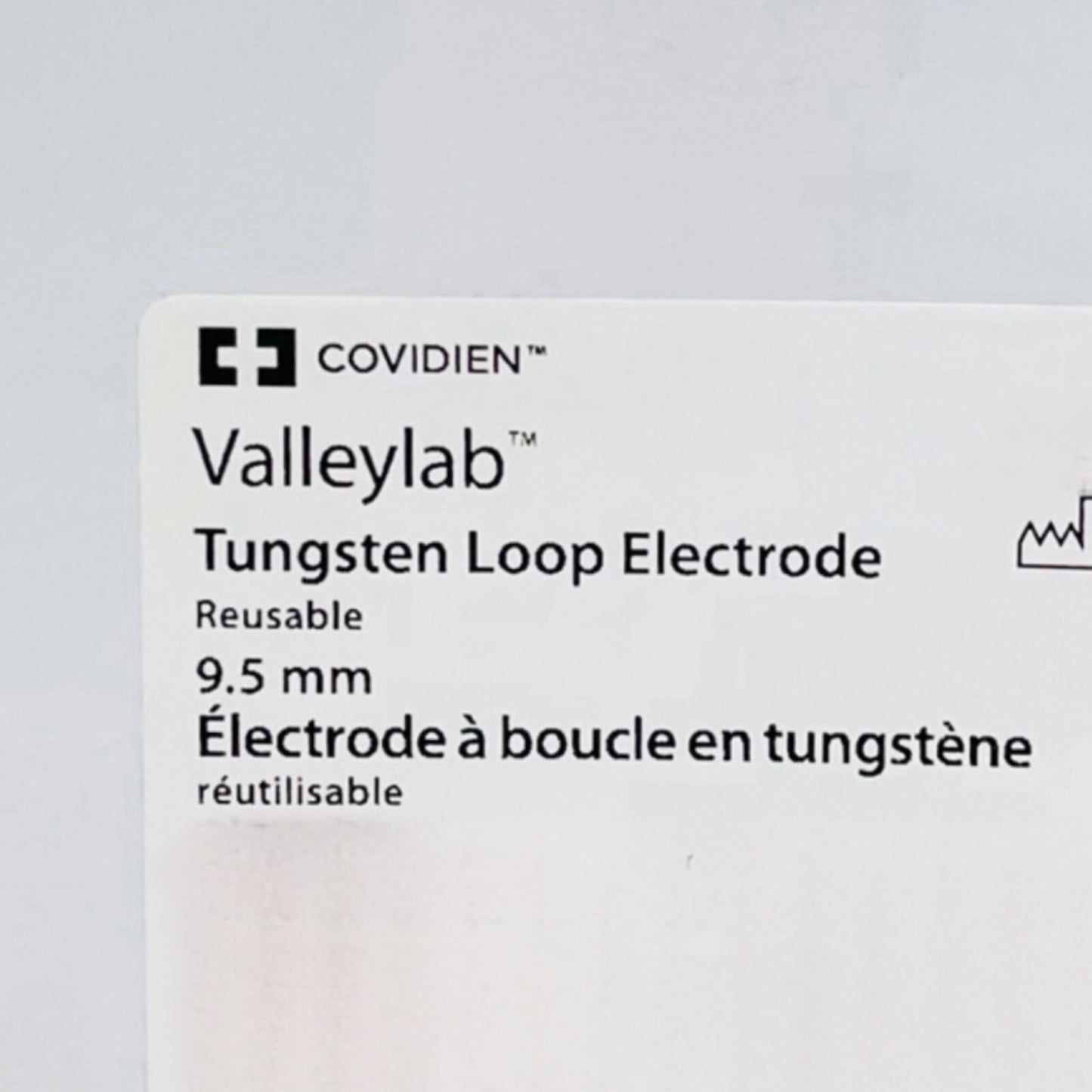 COVIDIEN / VALLEYLAB REF E1005 Valleylab Tungsten Loop Electrode Reusable 9.5 mm