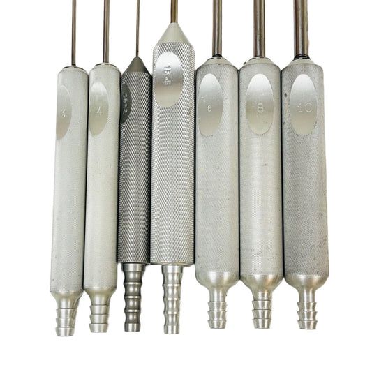 Standard Single Port Liposuction Cannula Lot Of 7