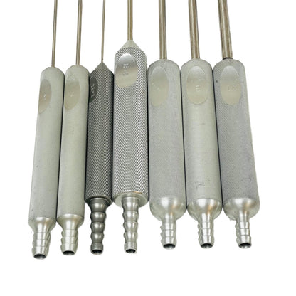 Standard Single Port Liposuction Cannula Lot Of 7